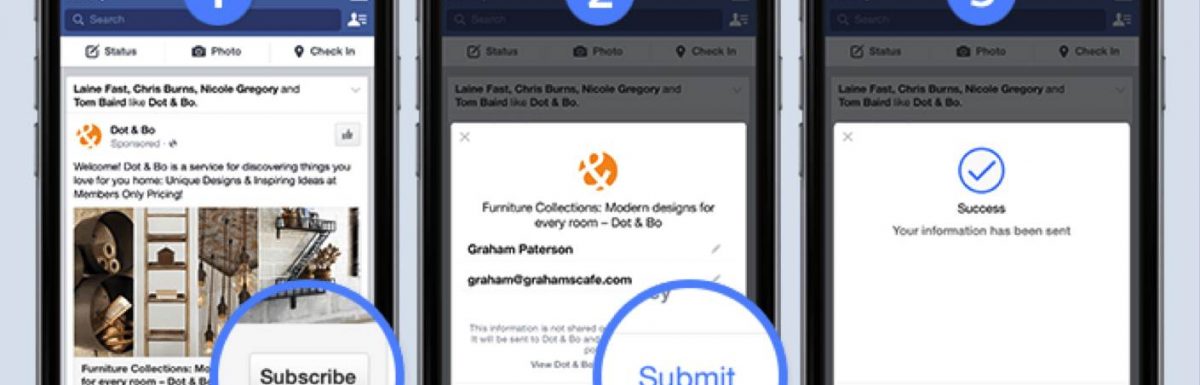 Two New Ad Types from Facebook Designed to Generate Direct Leads