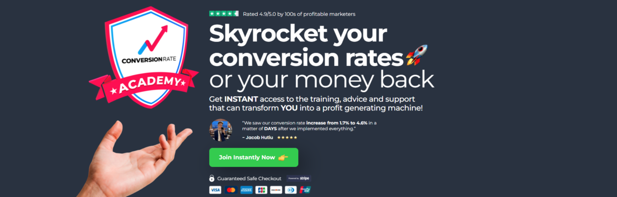 Conversion Rate Academy Review + Discount Code