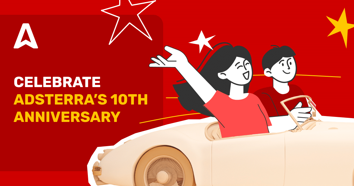 Adsterra Anniversary Giveaway: Join and Win Exciting Prizes