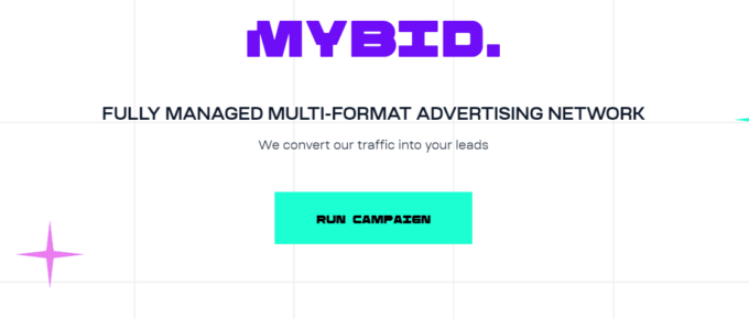 mybid fully managed advertising network