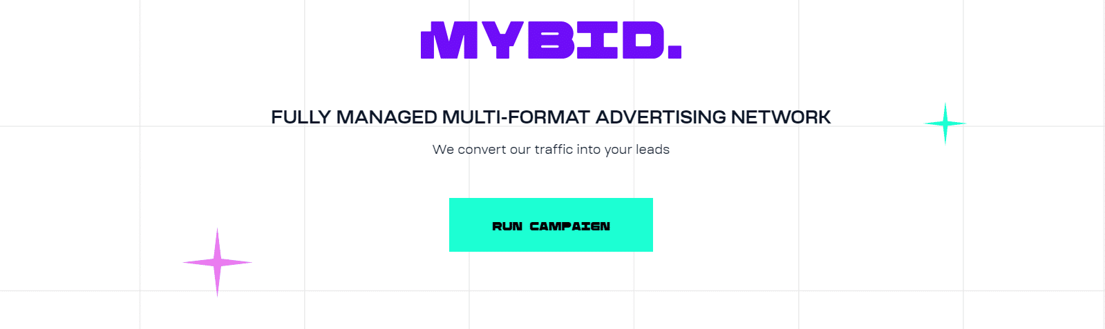 mybid fully managed advertising network