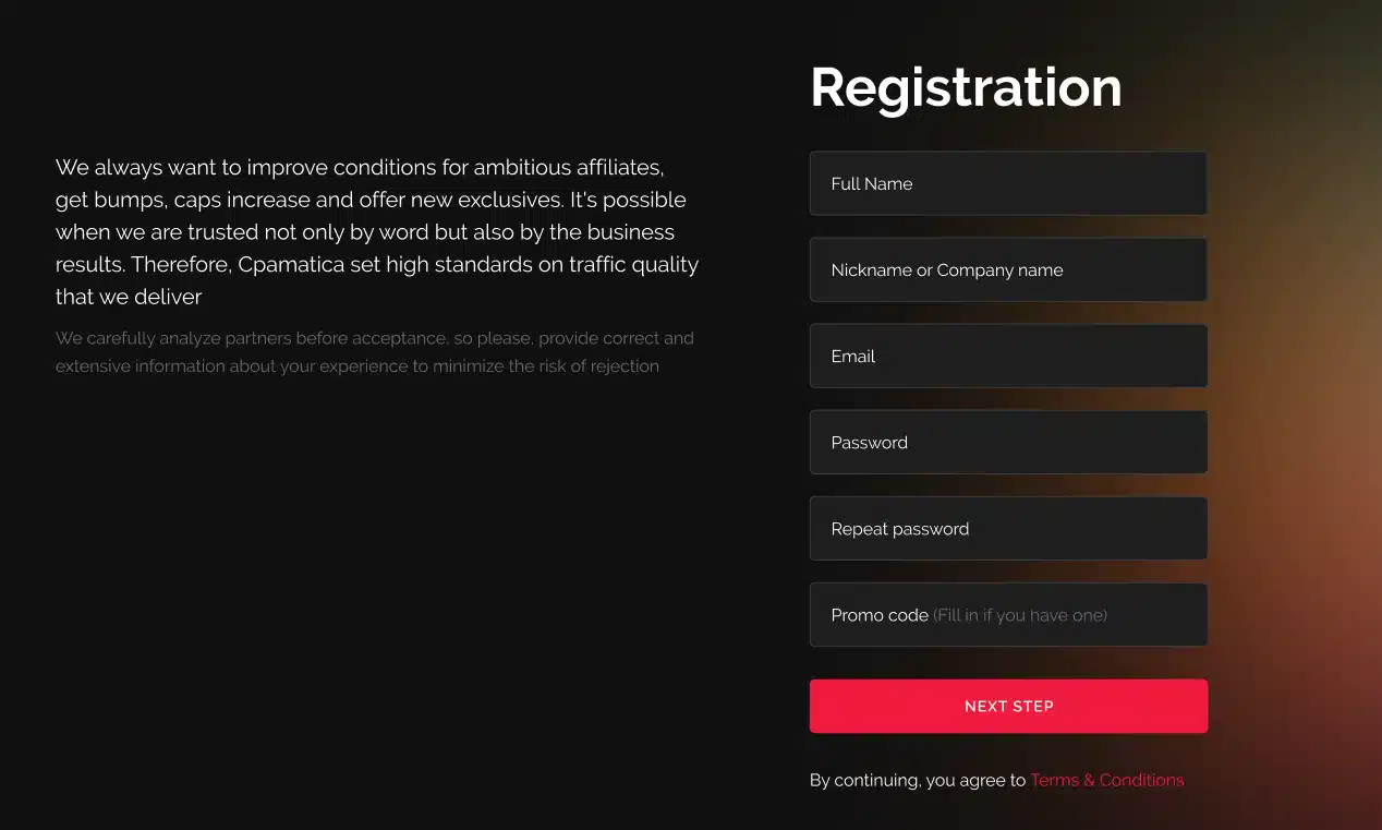 Register with Cpamatica